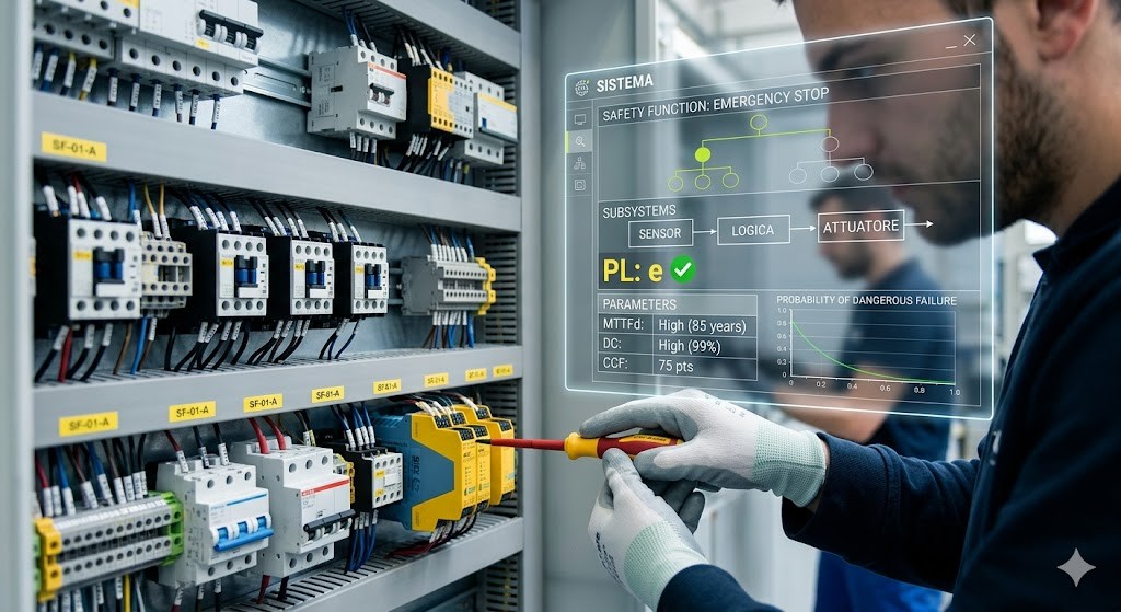 Calcolo del “performance level” delle funzioni di sicurezza della macchina Calcolo del “performance level” delle funzioni di sicurezza della macchina